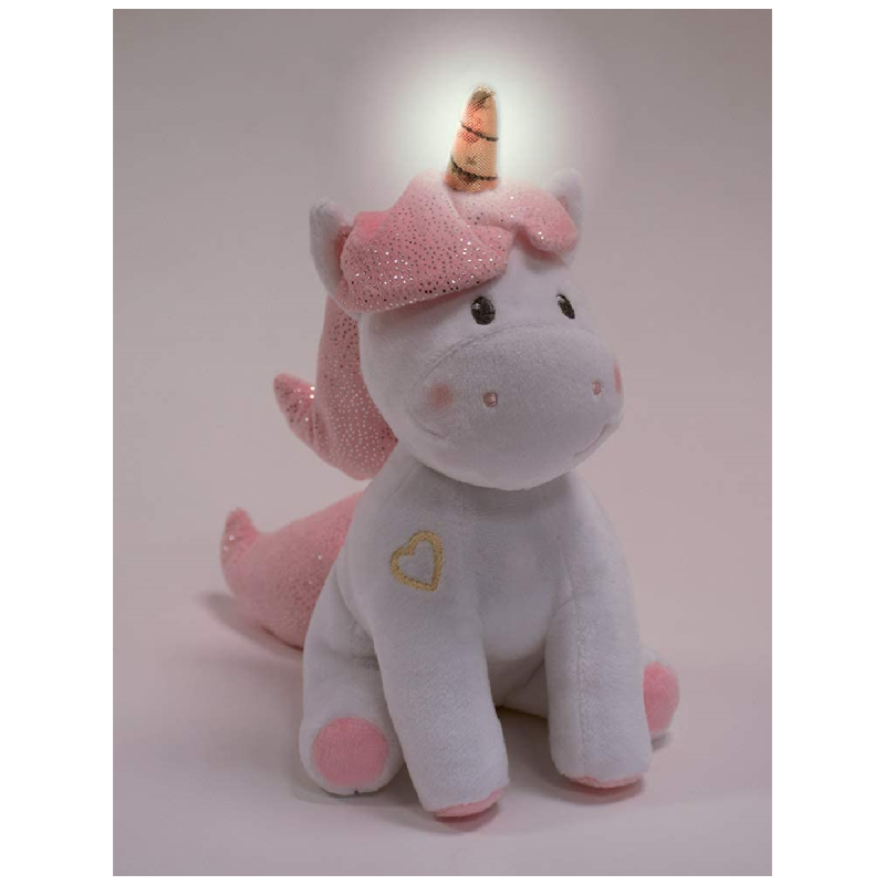  soft toy unicorn musical and nighlight 25 cm 